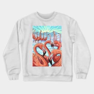 Flamingos Crewneck Sweatshirt